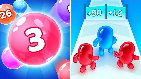 Marble Run 3D vs Join Blob Clash 3D⬛️🟦🟥All Levels Walkthrough Max Mobile Gameplay BH1G