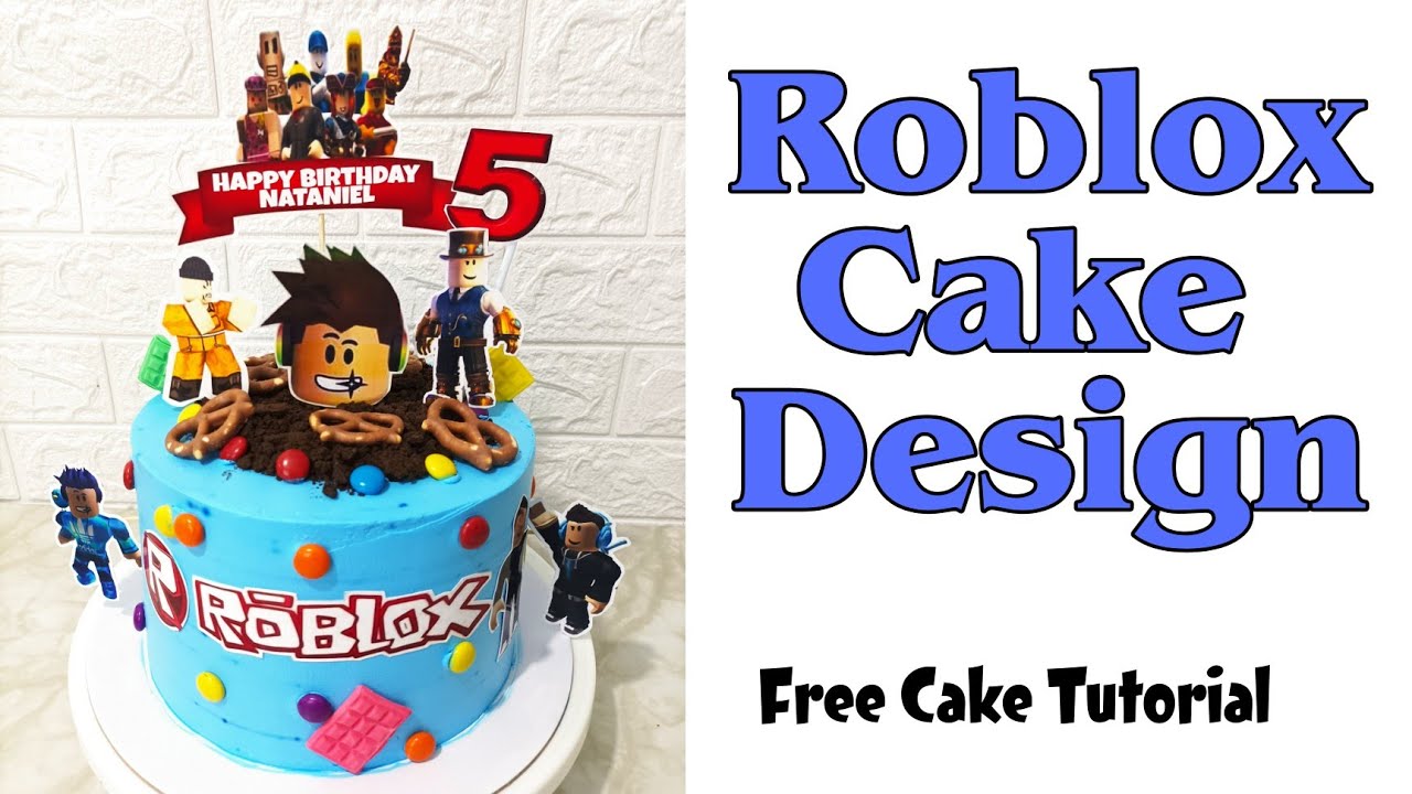 Roblox Cake Design | Free Cake Tutorial