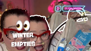 Winter Empties | Let’s Talk Trash 