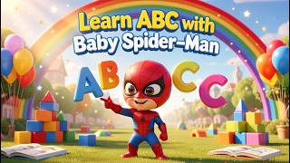 Belajar ABC bersama Spiderman | Lagu Fonik Alfabet untuk Balita