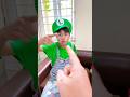 Alpha Hero helps the princess receive an unexpected gift that makes Luigi regret #short