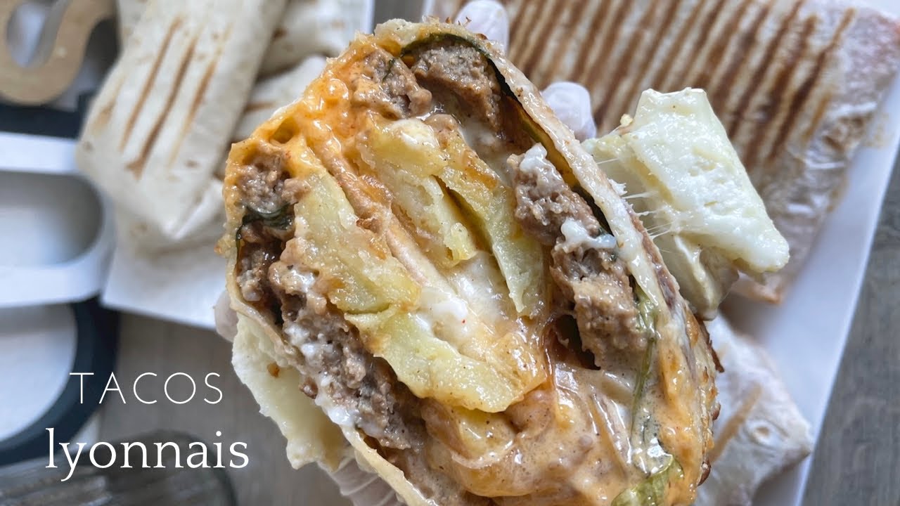 LE TACOS LYONNAIS (recette sauce gruyère ) YouTube