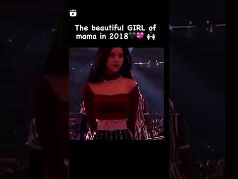 the beautiful girl of mama 2022 vs 2018 #jisoo #blackpink no hate both r beautiful 💜