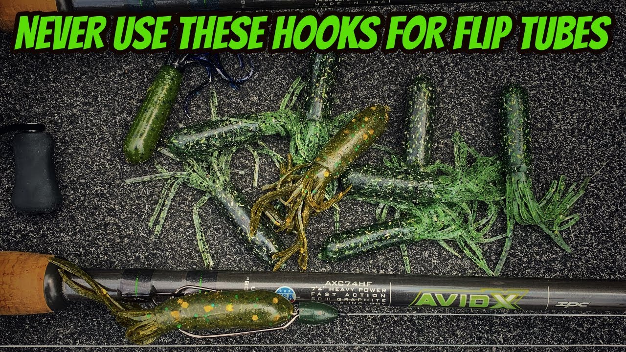 FLIP TUBE HOOKS FOR SUMMER BASS Never Use These Ones! YouTube