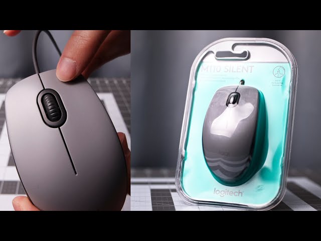 Eller enten husdyr pegefinger Logitech M110 Silent Mouse Overview & Comparison - YouTube