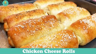 Chicken Cheese Rolls Recipe | Delicious Soft And Easy | Best Chicken Rolls | Ahmed's Family Kitchen