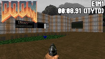 DooM: PC Unity Port - E1M1 (ITYTD) - 00:08.91 (Personal Best)