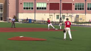 20170718 Moose Baseball 12 Nils pitching Michael fielding grounder 3rd to BenC 1st out Nice edited