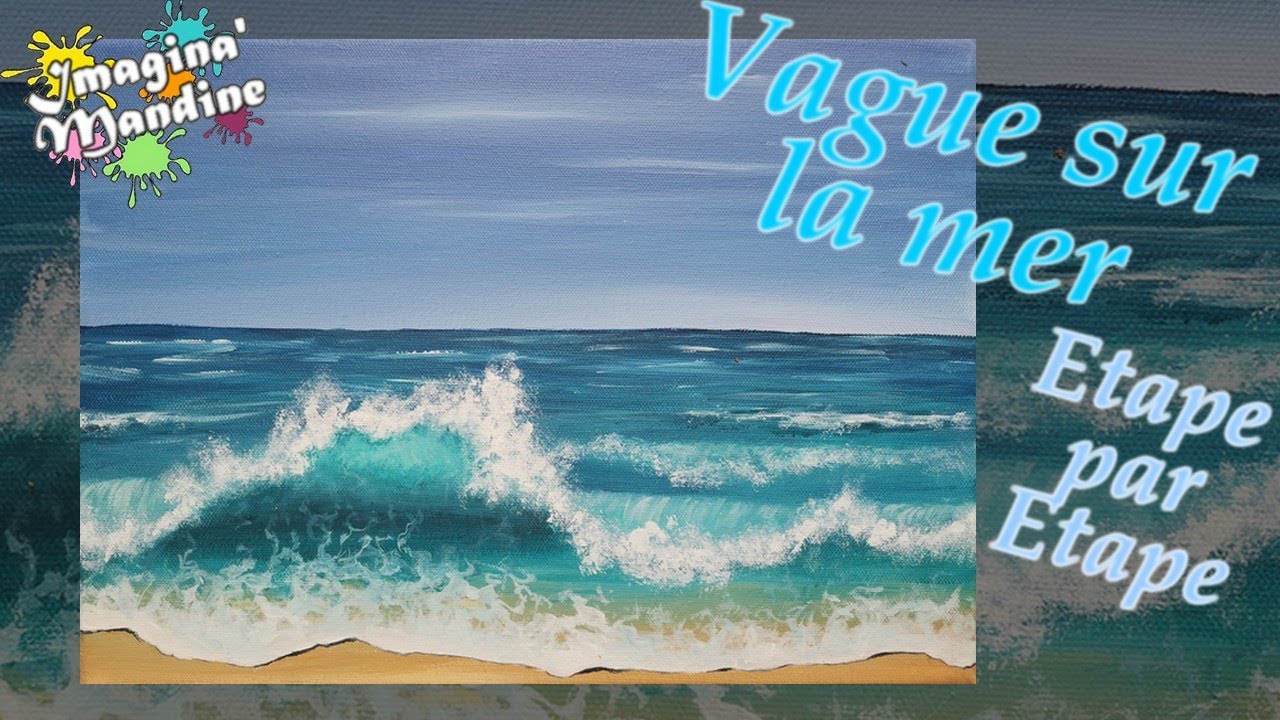 Vaporisateur Avec Des Vagues De Peinture Colorée à La Main