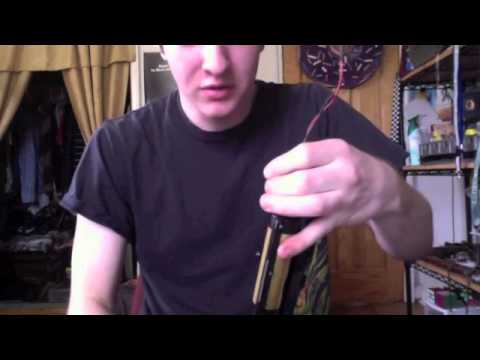 Airsoft gun converted to real gun