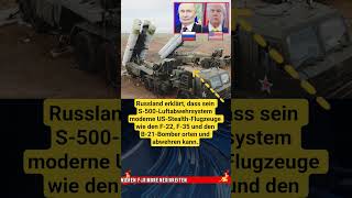 #Luftabwehr #S500 #Militärtechnik #Russland #USAF #Stealth #Verteidigungssystem #Aerospace