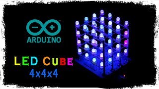 How to make LED Cube (4x4x4)