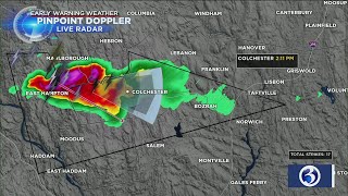 WEATHER ALERT: Storms prompt severe thunderstorm warning in parts of CT