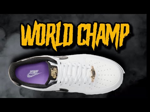 Air Force 1 Low World Champ Black Men – Senikersku