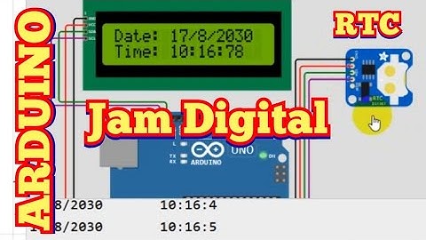 Arduino Jam Digital Cara Menggunakan RTC Dan LCD 16x2 I2C | Tutorial Arduino