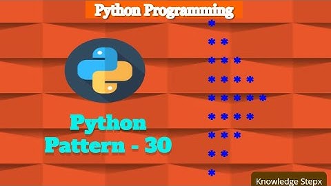 #11.30 Right Pascal Triangle Star Pattern in Python | Star Pattern | Python Pattern Programs