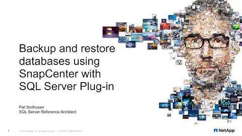 How to back up and restore databases using SnapCenter with SQL Server plug-in