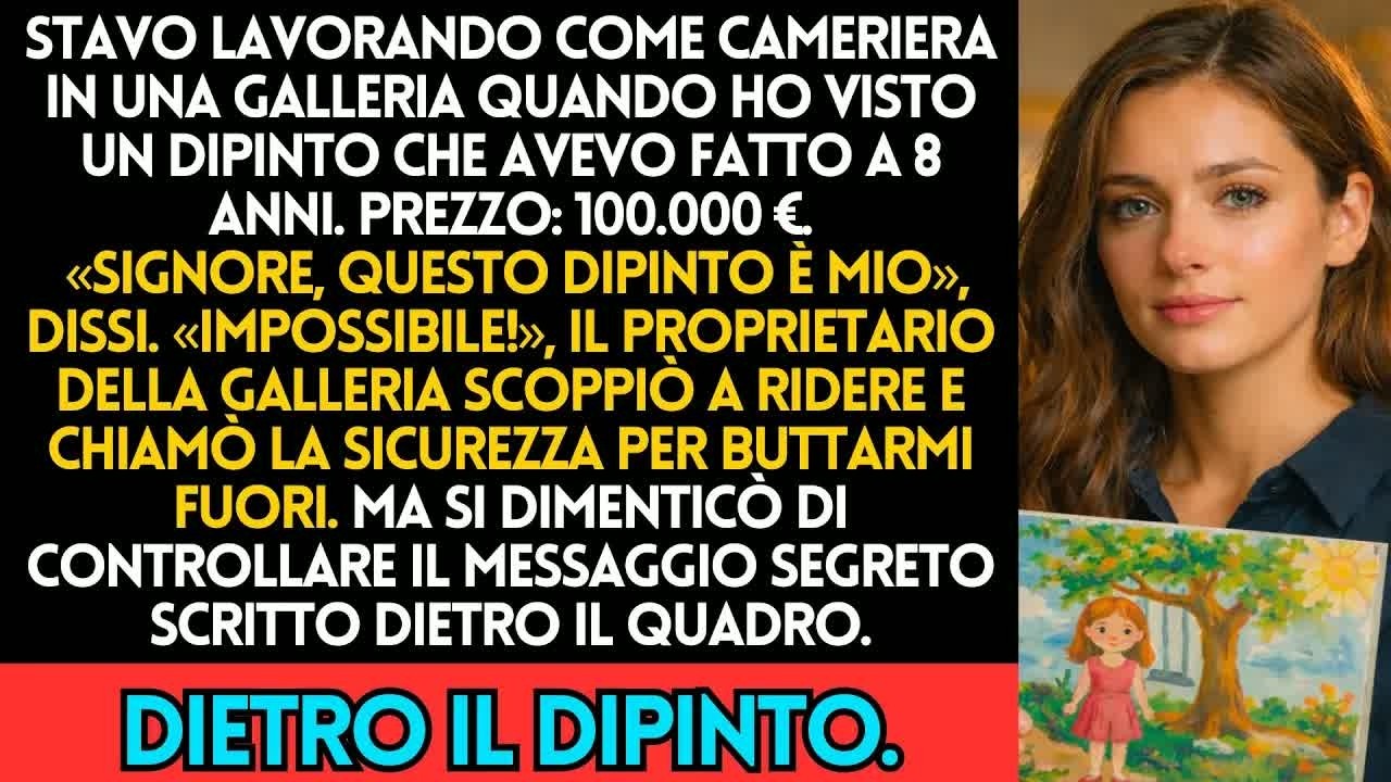 Avevo vent'anni e servivo champagne in una galleria d'arte quando mi bloccai davanti a un quadro dal valore di 550.000 euro. Sulla parete, una bambina seduta sotto un albero. Gli stessi colori, la...