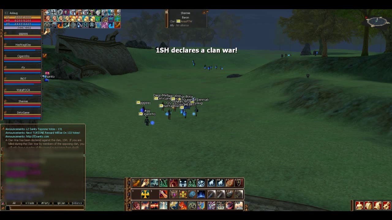 8 group "FrapsSUIT" 9x9 TB8 x 1SH @L2 Sanity