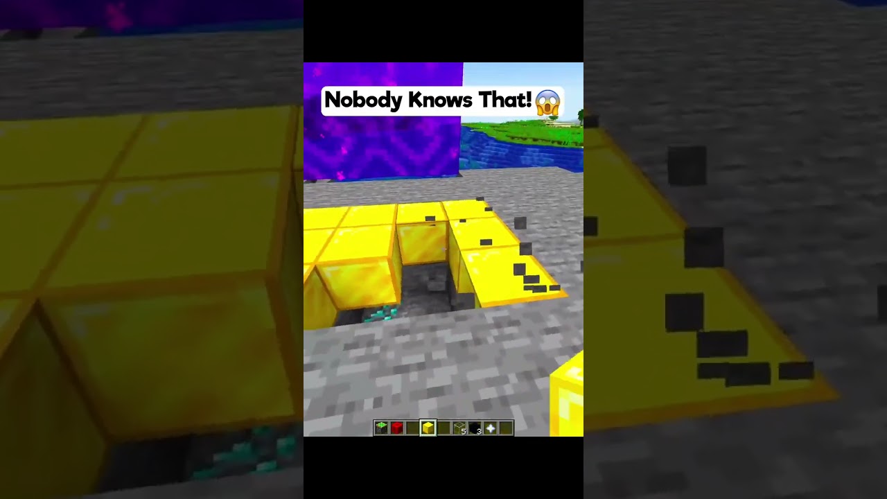 Modead minecraft crazy neather portal making easy way.A red portal to another word.