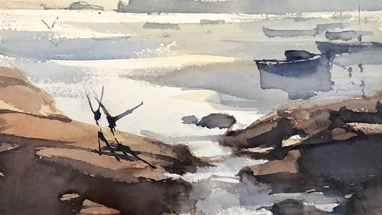 Продвигаемся с акварелью: преувеличивая эффект «Утренних мусорщиков»