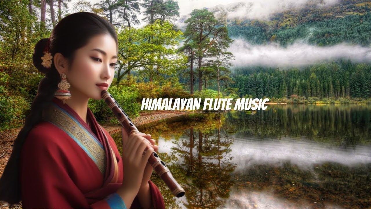 Himalayan Morning Flute Music ♪ Mountion Flute Music ♪ Bamboo Flute