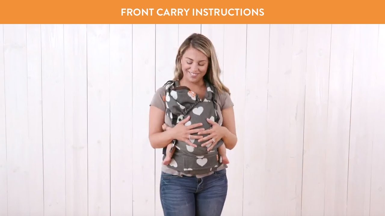 How to Front Carry in a Half Buckle 