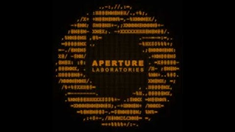 Boot Animation Preview: Aperture Science