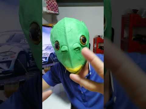 Video Mặt nạ cá xanh mặt nạ ếch xanh #shorts - youtube