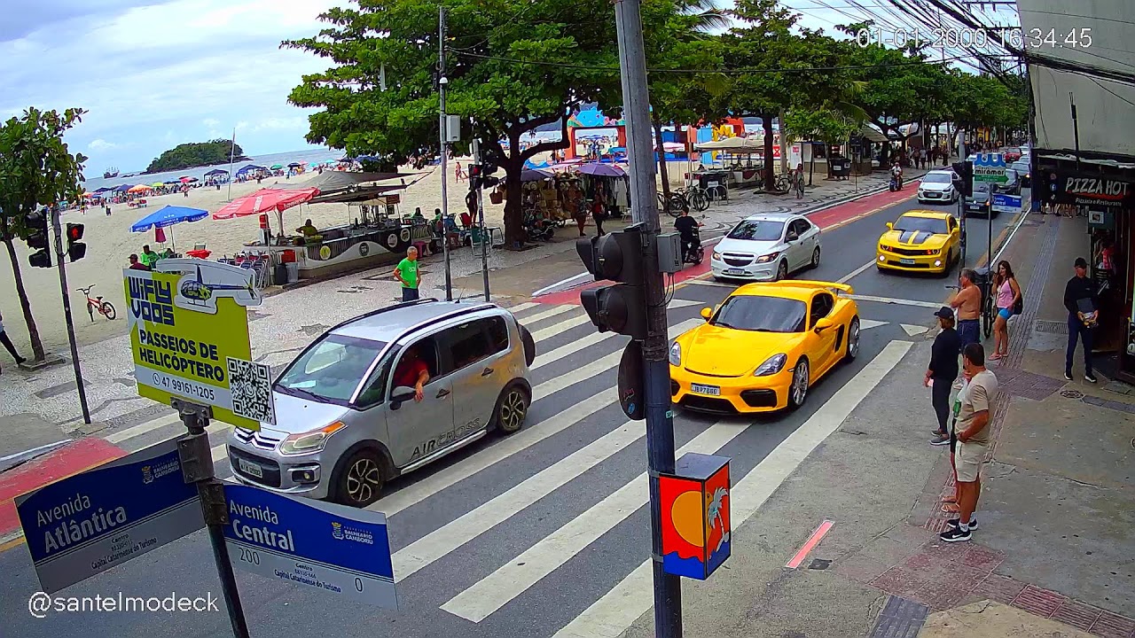 Balneário Camboriú ao vivo - Avenida Atlântica