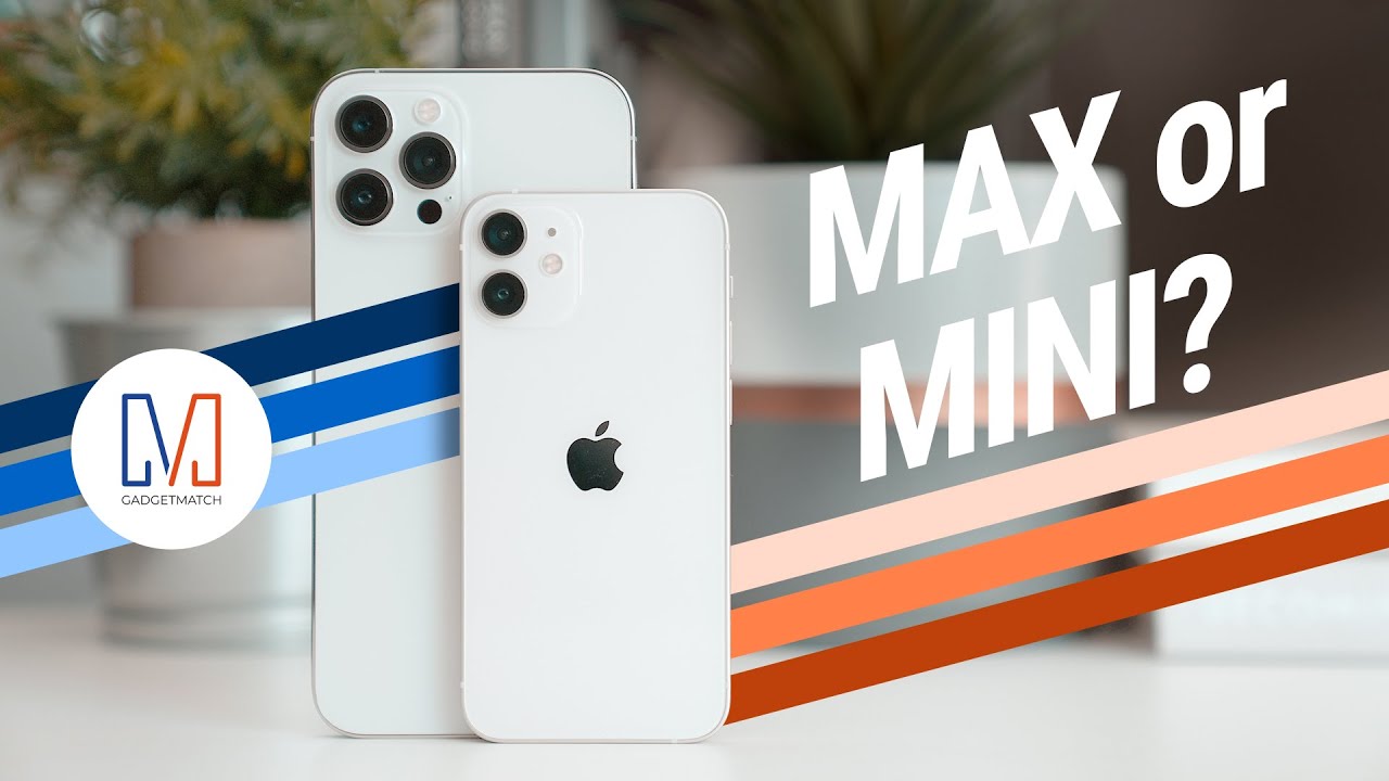 iPhone 12 mini vs 12 Pro MAX  Unboxing  amp  Size Comparison