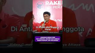 Download Lagu Tak Undang Jokowi Gibran di Rakernas, Djarot: Sudah Bukan Keluarga PDIP #merdekadotcom MP3