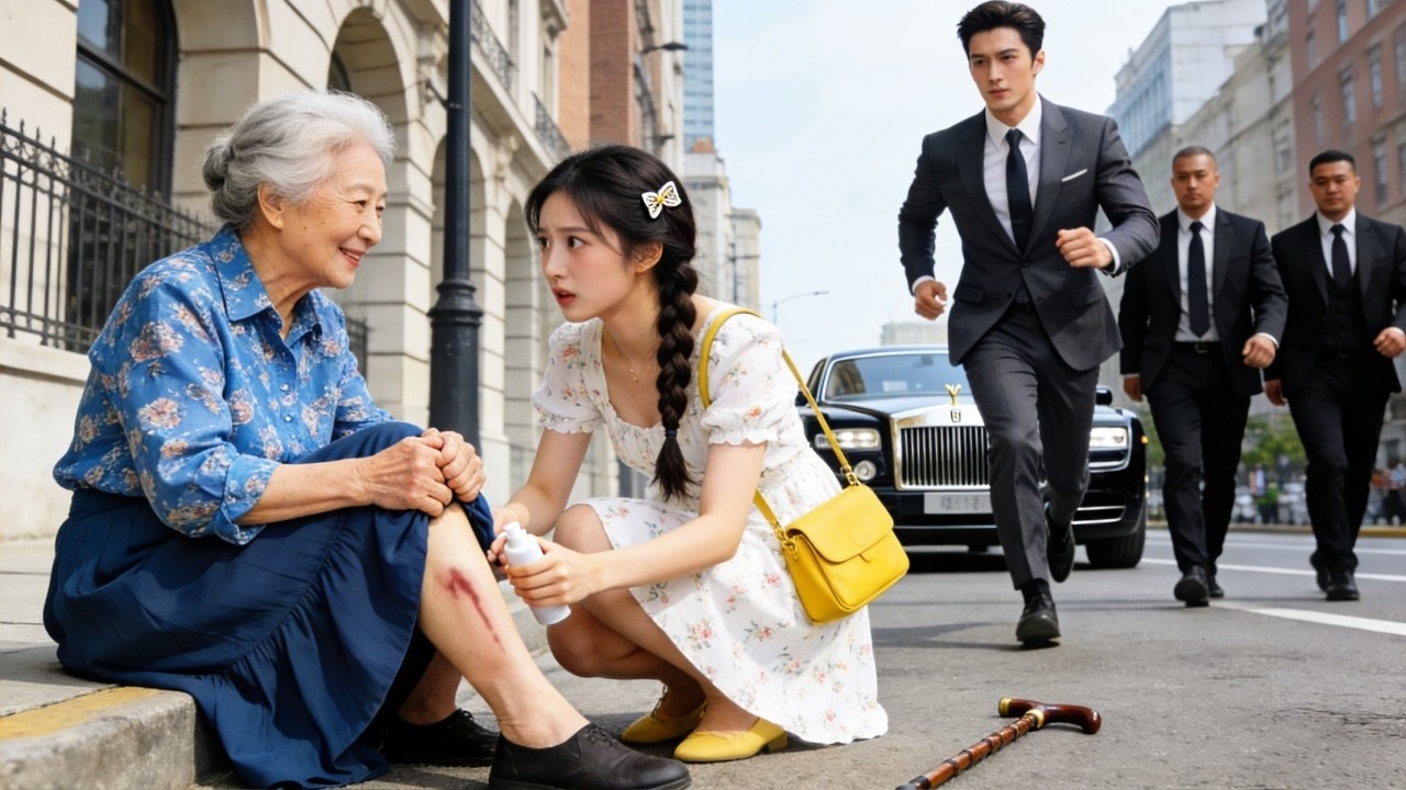 Une fille abandonnée sauve une vieille dame, mère du PDG. Il l'épouse aussitôt !