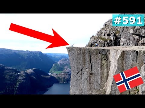 EPIC NORWAY PREIKESTOLEN HIKE VIEW DAY 591 | TRAVEL VLOG IV EPIC NORWAY PREIKESTOLEN HIKE VIEW DAY 591 | TRAVEL VLOG IV