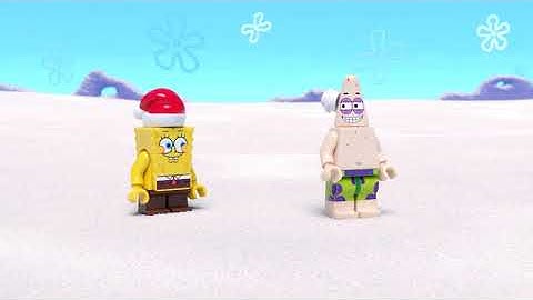 BlenderBricks Submission Dec. 2022 | Lego Spongebob and Patrick Snowball Fight | August Renders™