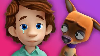 Perro malo rompe su juguete | Dibujos animados para niños | Los Fixis