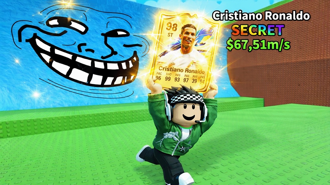 100 METRELİK TSUNAMİDEN KAÇIP EN NADİR FUTBOLCUYU ÇALDIM! 🌊 - Roblox
