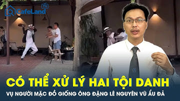 Vụ clip người mặc đồ giống ông Đặng Lê Nguyên Vũ đánh nhau: Có thể xử lý hai tội danh | CafeLand