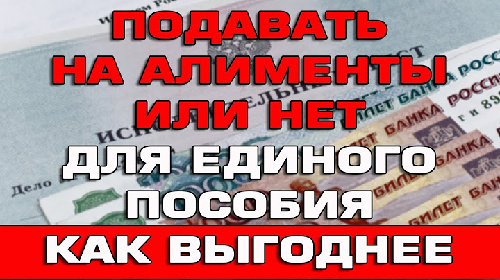 Подавать на алименты или нет что выгоднее для Единого пособия в 2024 году