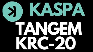 KASPA TANGEM and KRC-20 #krc20 #tangem #kaspa #kas