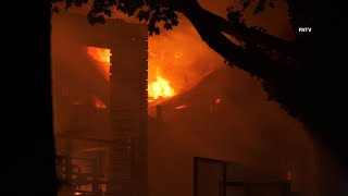4th Alarm Fire Tears Through Several Homes - Bayonne, NJ