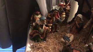 Nativity set from costco, background not included