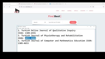 Scopus TurKish Publication | turkish journal | turkish journal of computer and mathematics education