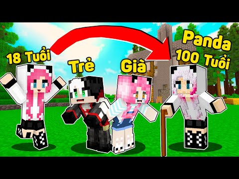 #1 MỀU THỬ THÁCH 24 GIỜ CHĂM SÓC CHỊ PANDA 100 TUỔI TRONG MINECRAFT*REDHOOD TRỞ THÀNH BẢO MẪU CỦA PANDA Mới Nhất