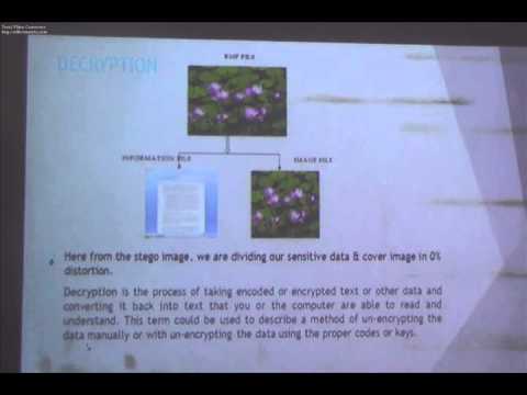 An efficient lossless data hiding scheme on steganography method  project by veltech polytechnic stu