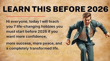 Don’t Enter 2026 Without These 7 Life Changing Hobbies 🔥 || Graded Reader || Learn English ✅