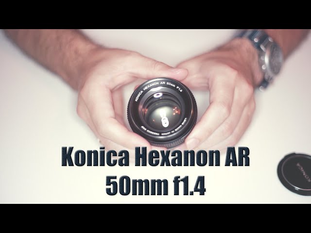 【C6172】Konica HEXANON AR 50mm F1.4 レンズ Konica 50mm f1.4 Hexanon AR Lens | Blue Moon Camera