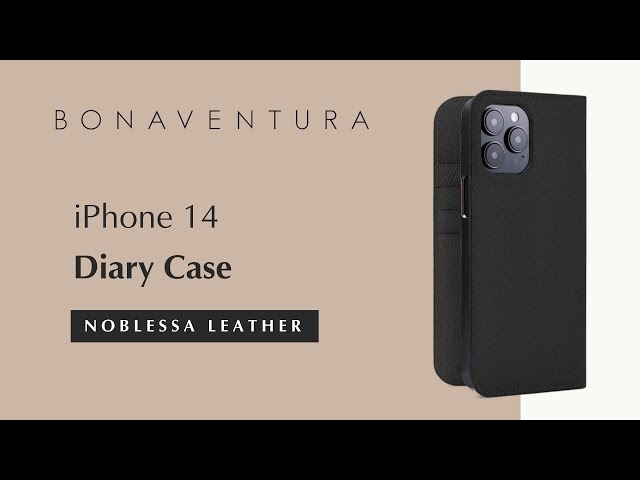 BONAVENTURA iPhone 14 Diary Cover Case Noblessa Leather | Luxury