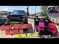 LIFE WITH COREY WAS A LIL NERVOUS WHEN I WAS DRIFTING MY HELLCAT