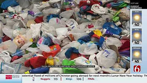 Tulsa Recycling Facility, Equipped with Recycling AI Robots, Takes on Its First Holiday Rush